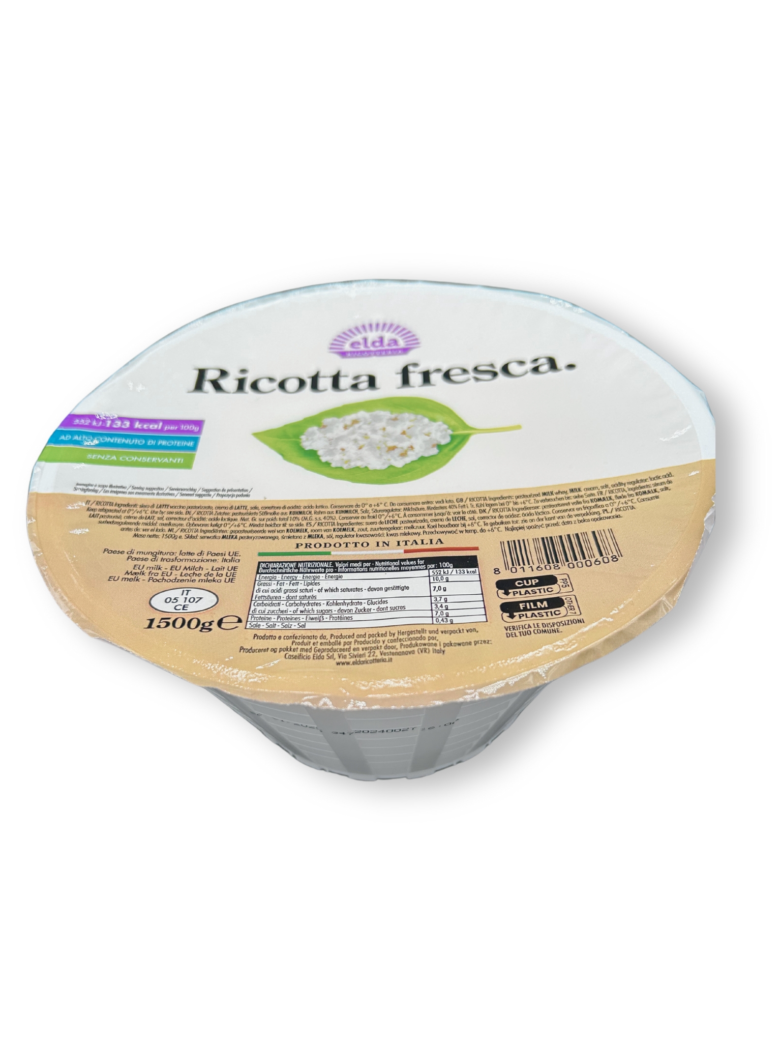RICOTTA 1,5KG